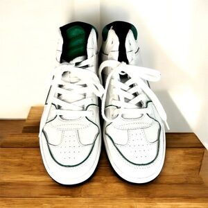 Zara Black and Green High top Sneakers